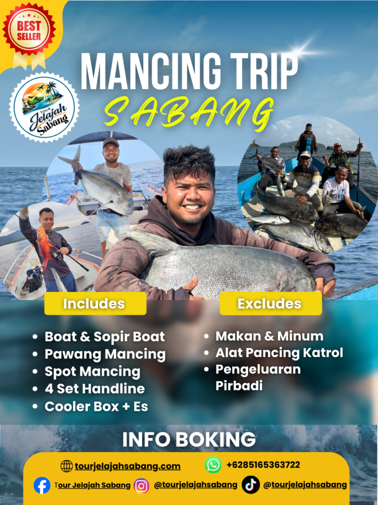 Poster Mancing Sabang trip